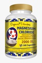 Magnezijev klorid (kloruro de magnesio) 140 Kapsule - visoka absorpcija Magnezij dodatek s Citratom, keliranim in oksidom visoke jakosti Mg. Enostavno za pogoltniti, ne- GMO