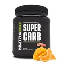 NutraBio Super Carb, ogljikovi hidrati v prahu z grozdnim dekstrinom in elektroliti, napredni ogljikovi hidrati v prahu za gorivo, zmogljivost in okrevanje mišic, ciklični dekstrin, oranžni mango, 30 Sv