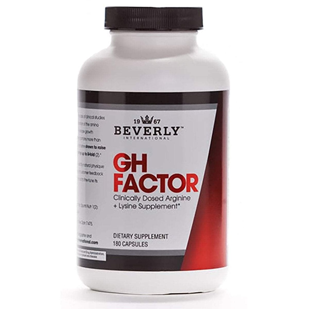 Beverly International GH Factor, 180 kapsul. Dvignite nivoje za do 8 let. Klinično odmerjen Arginin + dodatek lizina. P.M. Promotor rasti za moške in ženske. Oživite svojo fiziko.