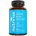 NutriRise Glucosamine Chondroitin Quercetin & MSM z kurkumin 2100mg Trojna moč Skupna podpora dodatek za ženske in moške z Boswellia & Bromelain, Gluten prost, Non GSO, 90 Count