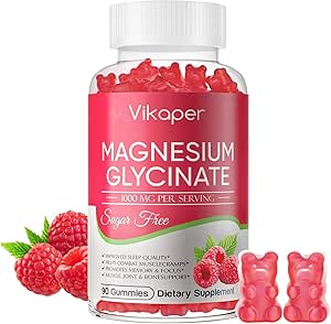 Magnezij Glycinate Gumies Sugar Free,magnezij kalij dodatek z vitaminom D3,B6 za spanje,Stress,Muscle Relief,Nerve Health Podpora za odrasle,180 Raspberry Flavor Gummy