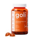 Goli Nutritional dodatek, SuperFruits Beauty Gummy Vitamin - 60 Count - Kolagen-Promoting sestavine - Mešano sadje, Vegan, rastlin na osnovi, ne-GMO, Gluten-free & želatina