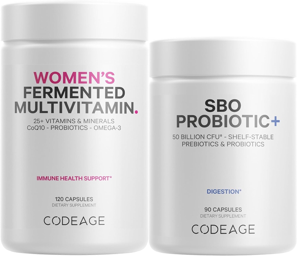 Codeage Daily Immune System Support Multivitamin za ženske + probiotike