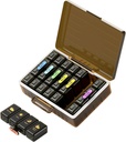 Tedenske tablete Organizator 4 krat na dan, velike kompartmente tablete Box 4X 7 dan, tablete za medicinske organizatorje primer tabletk za tablete/vitamine/ribja olja/zdravilo/dodatki (Brown)