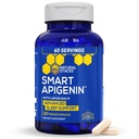 NARAVNI ZASTAVI Apigenin Dodatek za spanje - 50mg Apigenin & 600mg Lemon Balm - Melatonin Free Sleep Aid - s Passion Flower Extract za podporo stresu* - 120 Lemon Balm kapsule