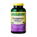 Prehranska dopolnila cimetove doline, 1000 mg, 400 Cinnamon dopolnila, cimetove kapsule, cimet