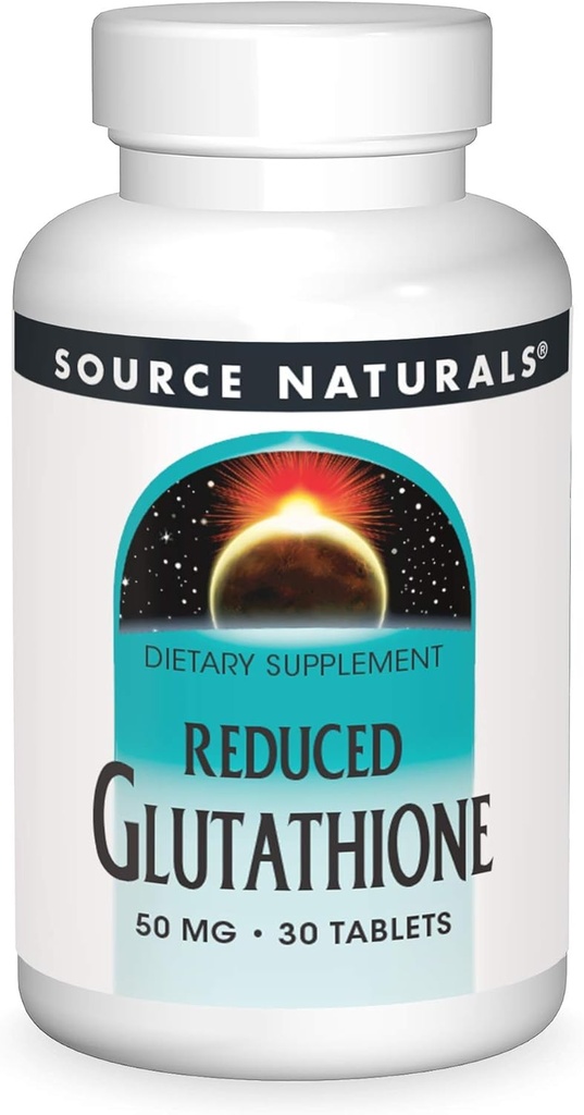 Vir Naturals Glutatione, Dopolnilo za podporo jeter, 50 mg - 30 tablet