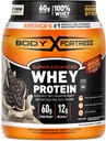 Body Fortress Super Advanced Whey Protein Powder, Piškotki N’ Creme, 60g Protein & 12g BCAA na 2 Scoops, Muscle Gain & Recovery, Imunska podpora z vitamini C & D, 1,78lbs (Packaging May Vary)