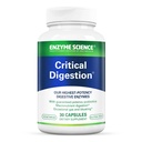 Enzyme Science Critical Digestion - Prebavni encimi za ženske in za moške s probiotiki - Visoka moč Podpora za digestivno zdravje - Enzimas digestivas y probiotics - 30 kapsul
