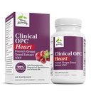 Terry Seveda klinični OPC Heart - Heart Health Supplement with Magnezij, Vitamin B6, izvleček grozdnih semen - prehransko dopolnilo za Artery Health & Circulation - 60 kapsul