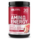 Optimum Nutrition Amino Energy - Pred treningom z zelenim čajem, BCAA, Aminokisline, Keto Prijazno, Green Coffee Extract, Energy Powder - Fruit Fusion, 30 Serving (Packageing May Vary)