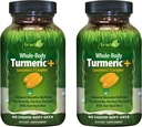 Irwin Naturals Cela telo Kurkumin + Curcumin C3 Complex - 60 Tekoči soft-Gels, paket 2 - Podpira celotno telo Wellness - 60 skupno služijo
