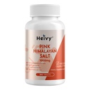 Heivy rožnate himalajske tablete za sol 1000mg - natrijev klorid 988mg, ne-GMO, mineralno-rih elektrolitsko ravnovesje in hidracija, 365 Sol tablete- Eectrolyte dodatek