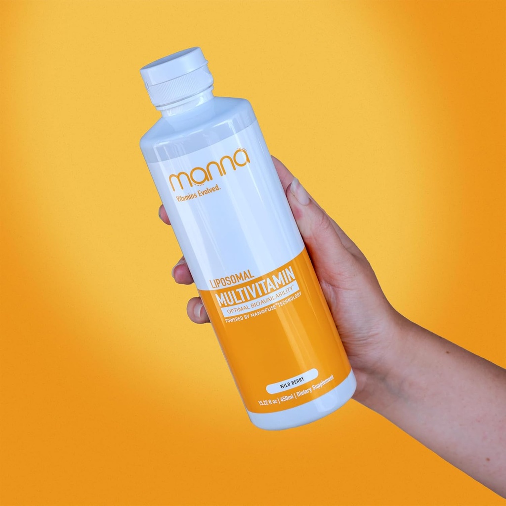 Manna Vitamini Evolved liposomski multivitamin - dnevni multivitamin zagotavlja 20 Vitamini in minerali - Multivitamini za moške in ženske - krepi imunski sistem, podpira energijo in presnovo 3 Pack