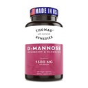Thomas's all-natural Remedies D-mannose 1200mg - z brusnica in Dandelion - Naravni sečni trakt in UTI Health Support - Najboljše dmannoze Kapsule - brez polnila, Vse naravno, Vegan - 120 kapsul