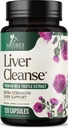 Jetrna čistila Detox in popravila Formula - 20-in-1 Napredna Jetrna podpora dodatek s Silymarin Milk Thistle, Dandelion Root, Artichoke Extract, Turmeric, Choline, & Pese - 120 Veggie kapsule