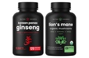 NutraChamps Korejski Ginseng Kapsule in Lions Mane Kapsule 2 paket