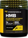 Primaforce HMB dodatek prašek (200g) (nearomatiziran) - čisti kalcijev beta-hidroksi beta-metilbutrat
