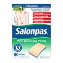 Salonpas bolečina lajšanje obliž za hrbet, vratu, ramena, bolečine v kolenu in bolečine v mišicah - 8 ur bolečine lajšanje - 60 števec