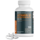 Bronson Vitamin B1 Dodatna jakost 500 MG Visoka jakost Ne- GMO, 120 Kapsule