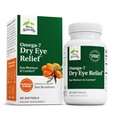 Terry Seveda Omega-7 Suhe Eye Relief - Eye Health Supplement with Sea Buckthorn Oil - Dietary Supplement to Aid Dry Eye Relief - 60 Softgels