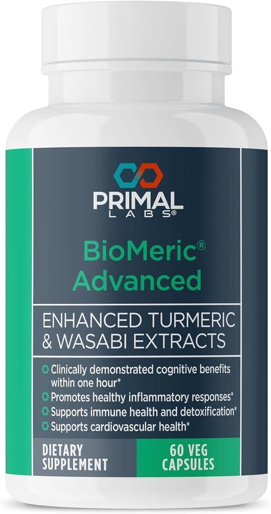 BioMeric Advanced - z kurkuminom in Wasabi ekstrakti - 60 kapsul