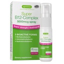 Igennus Triple Vitamin B12 Complex 5000mcg, Tekoči podjezični pršilo, 45 Servisi, Metilirani metilkobalamin, Adenosylkobalamin & Hydroxocobalamin, Visoka moč & čist, Natural Cherry Flavor, Vegan
