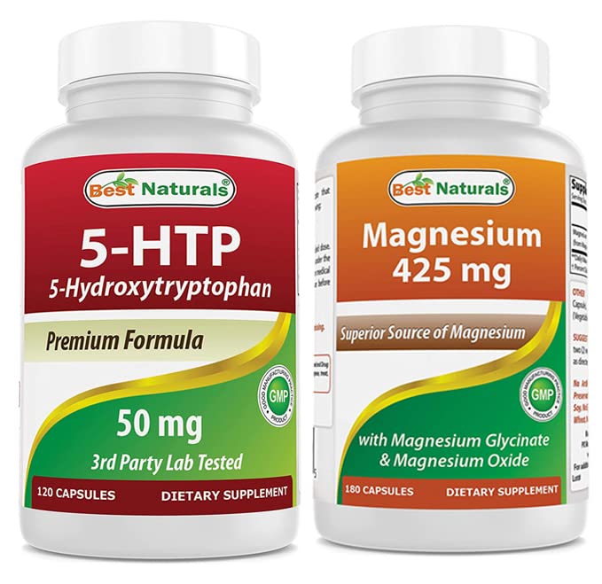 Best Naturals 5-HTP 50 mg & magnezijev glicinat 425 mg