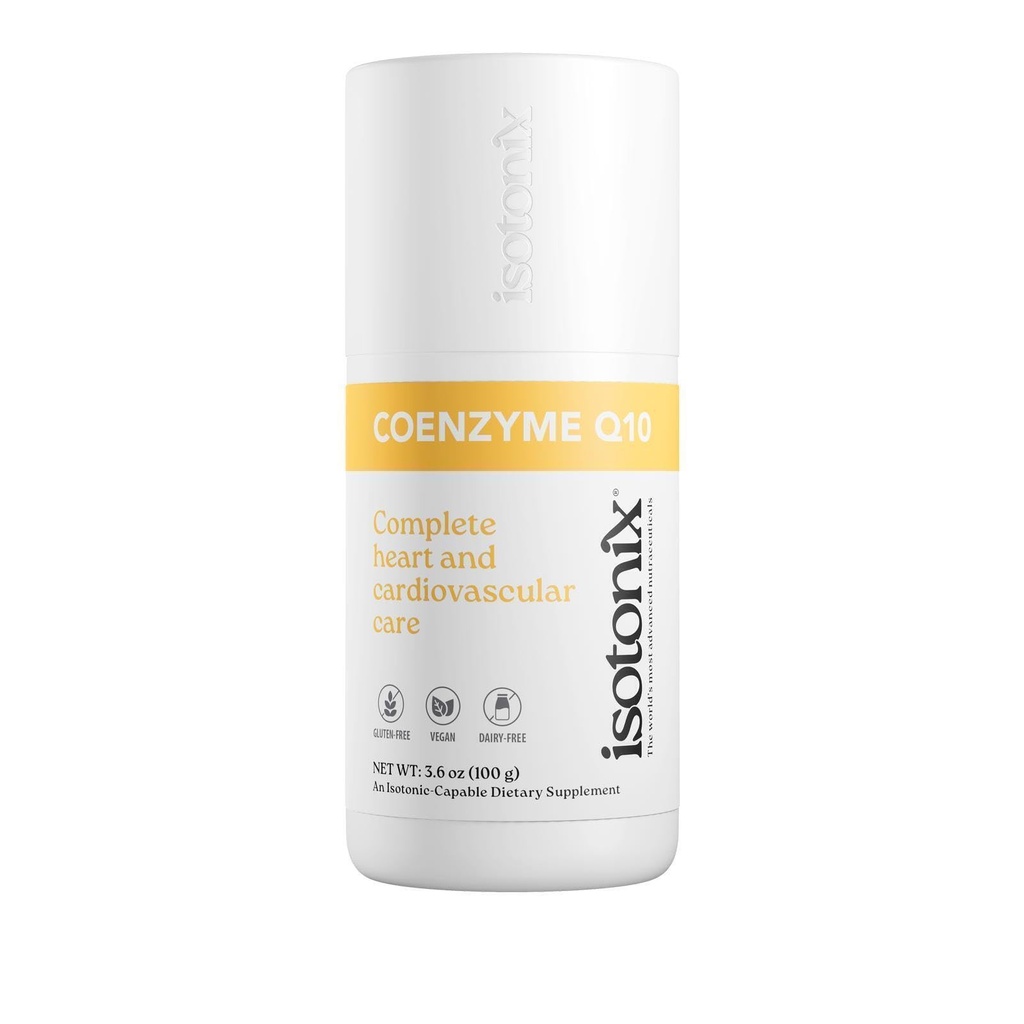 Isotonix Best CoQ10 dodatek - visoka absorpcija koencim Q10 za zdravje srca, energijo in antioksidant podporo - Ubikinon CoQ10, Vitamin Q10 dodatek, 30 Servinga