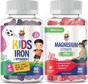 Magnezijeve žvečilke za odrasle in železne žvečilke za otroke in odrasle - železovi vitamini z vitaminom C.