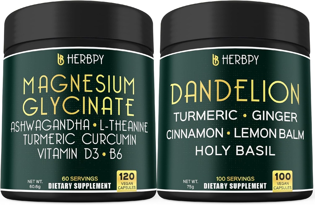 Bundele 6in1 Magnezij Glicinate dodatek & 6in1 Dandelion dodatek