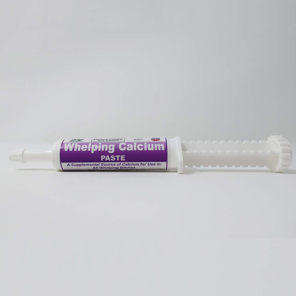 Pasji Whelping Calcium Paste Combines kalcijev propionat, kalcijev laktat in vitamin D3 za boljšo absorpcijo kalcija