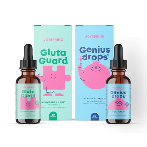 JoySpring Genius Kapljice in glutation tekočine za otroke