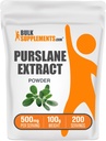 BulkSupplements.com Purslane Extract Powder - Portulaca Oleracea Extract, Purslane Dodatki - iz Purslane Herb, Gluten Free, 500mg na Serving, 100g (3.5 oz) (Pack of 1)