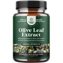 Izvleček iz močnega oljčnega lista - visoko trdnost Antioksidant dodatek s čistim oljčnim listom z 20% Oleuropein - Herbal Heart Health Supplement - Vegan ne-GMO & Gluten brezplačno (2 mesec dobave)
