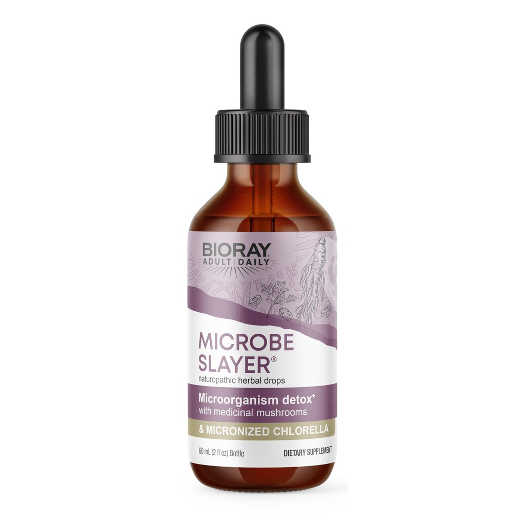 BIORAY Daily Microbe izganjalka - 2 fl oz - spodbuja ravnovesje črevesnih mikrobov in hranil jetra - ne-GMO, vegetarijanec, Gluten prost