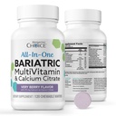 Žvečljivi bariatrski multivitamin z železovim in kalcijevim citratom, zelo Berry (120ct)