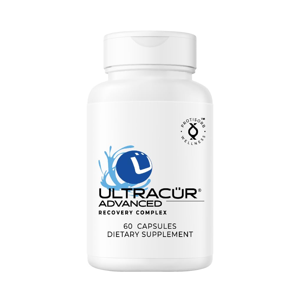 UltraCur Advanced Supplement za skupno podporo z visoko absorpcijo Curcumin - Extra Jakost Protisorb Liquid Protein Scaffold - Podpira mobilnost in prilagodljivost z Devils Claw & Boswellia - 60 kapsul