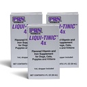 PRN Pharmacal Liqui-Tinic 4X - Iron & Vitamins peroralna prehrana dodatek za hišne ljubljenčke- jetra z dodatkom železa in B-kompleks vitamini za podporo Wellness - 2 fl oz (3 pakiranje)