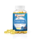 Spoonful Omega 3 ribje olje Enteric Obloženo 2400mg, 200 Kapsule, Burpless, hitro sproščanje Mehkužne kapsule, Izdelano v ZDA, NSF-Certified