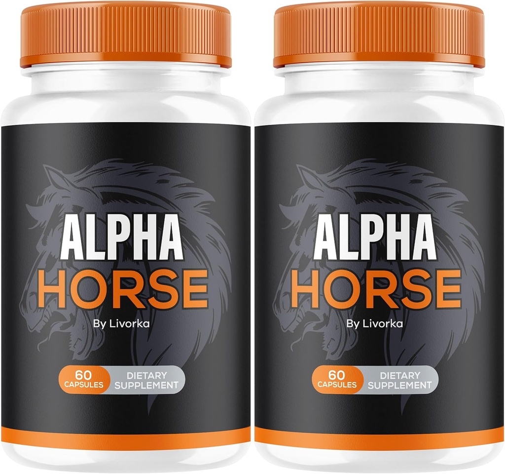 (2 paket) Alfa konj, Alpha konj tablete za moške, Alpha konj kapsule, Alpha konj dodatek, Alfa konj vitamin vse naravne Premium Formula, Alpha konj dodatek podpora, 120 kapsule za 2 meseca