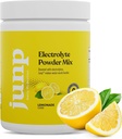 JUNP elektroliti v prahu brez sladkorja brez ogljikovih hidratov – limonada Keto Electrolyte Drink Mix - Kalij & sol Hidracija v prahu elektroliti - nič kalorij sladkor brez elektrolita v prahu, Košir, 90 strežnice