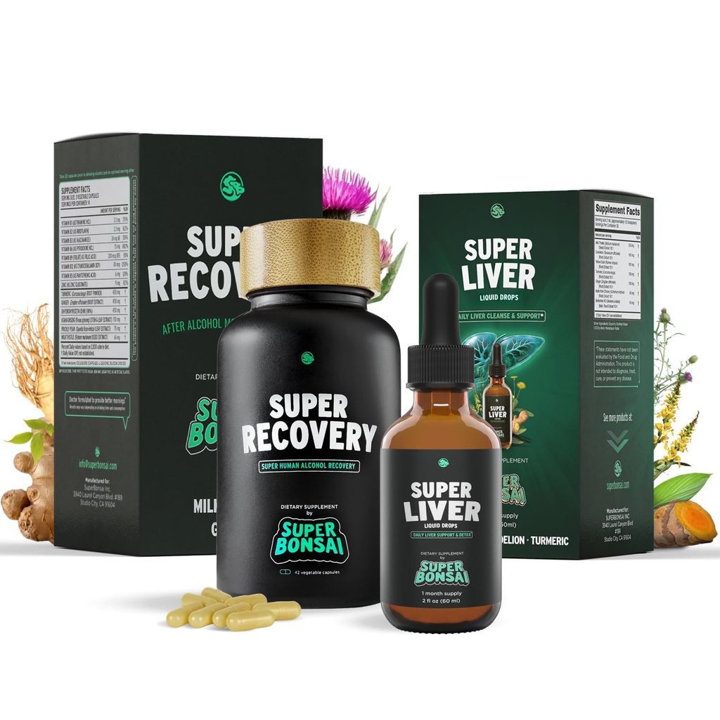 Super recovery & Super Jetrni paket - Vse naravno čiščenje jeter Detox in popravila