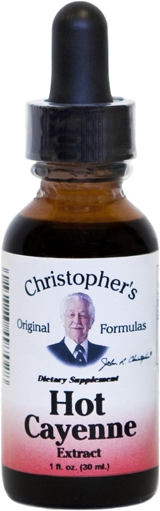 Christopher's Original Formulas Hot Cayenne Extract, 1 fl oz - Naravni zeliščni dodatek