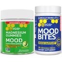 NARAVNI ZASTAVI Mood Bites + Mood Magnezij Gumies Bundle - Pozitivni Mood & Stress podpora* - 60 Žvečilni