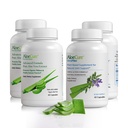 AloeCure Organska Aloe Vera Kapsule Pakiranje - 4 kosov - 2 x VeraFlex, 2 x Aloe Vera Kapsule