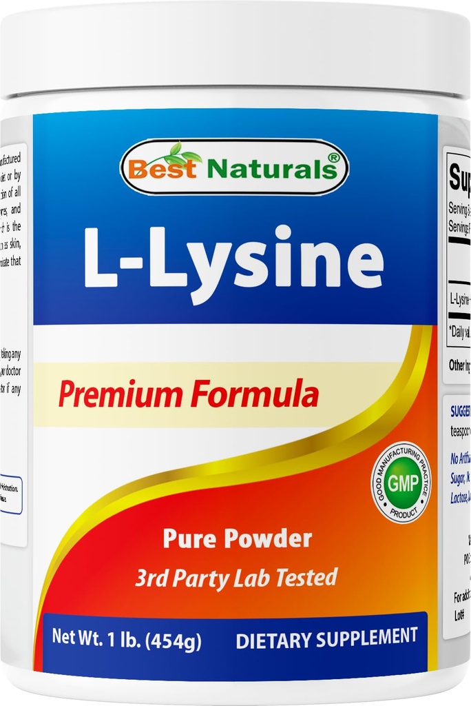 Najboljši naravni lizin v prahu, 1 funt - 100% Pure (1 LB (Pack of 1))