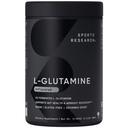Športne raziskave L-glutamin - Recovery vadbe, Immune Health & Gut Health Support - 5 G na služenje - 17,64 Oz