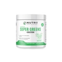 Organic Green Immunitete Superfood Powder - Soothes Digestion, krepi zdravo vitalnost in energijo. Hitro delujoča Formula s probiotiki, encimi, kurkuma in Ashwagandha (30 Servings Lemon-Mint)