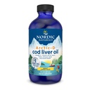Nordic Naturals Arctic-D Cod Jetrno olje, Lemon - 8 oz - 1060 mg Skupaj Omega-3s + 1000 i.e. vitamin D3 - EPA & DHA - Podpora za srce, možgane, kosti, imunski sistem in razpoloženje - Non-GMO - 48 Servings